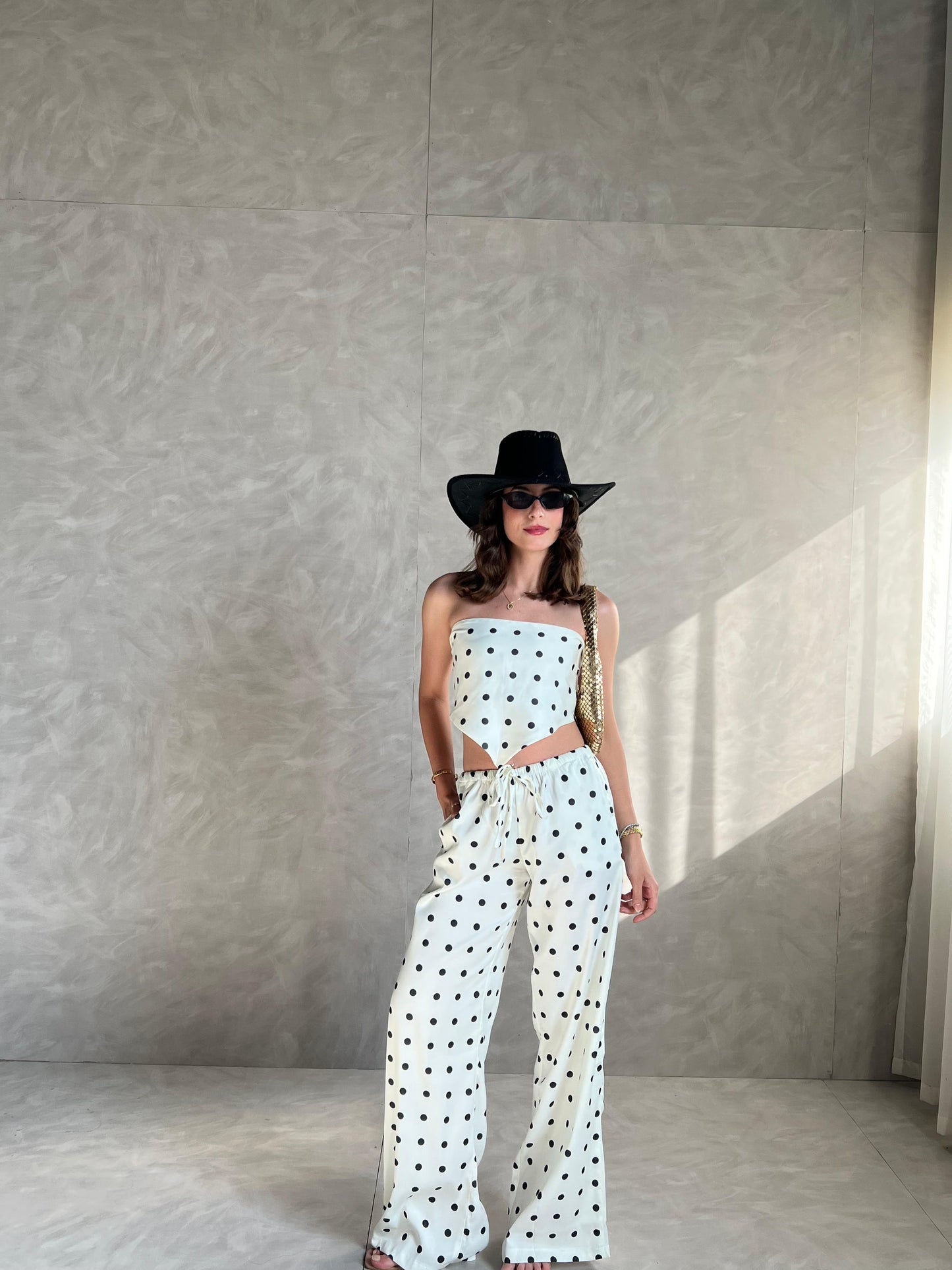 "Midnight Polka Summer Set"
