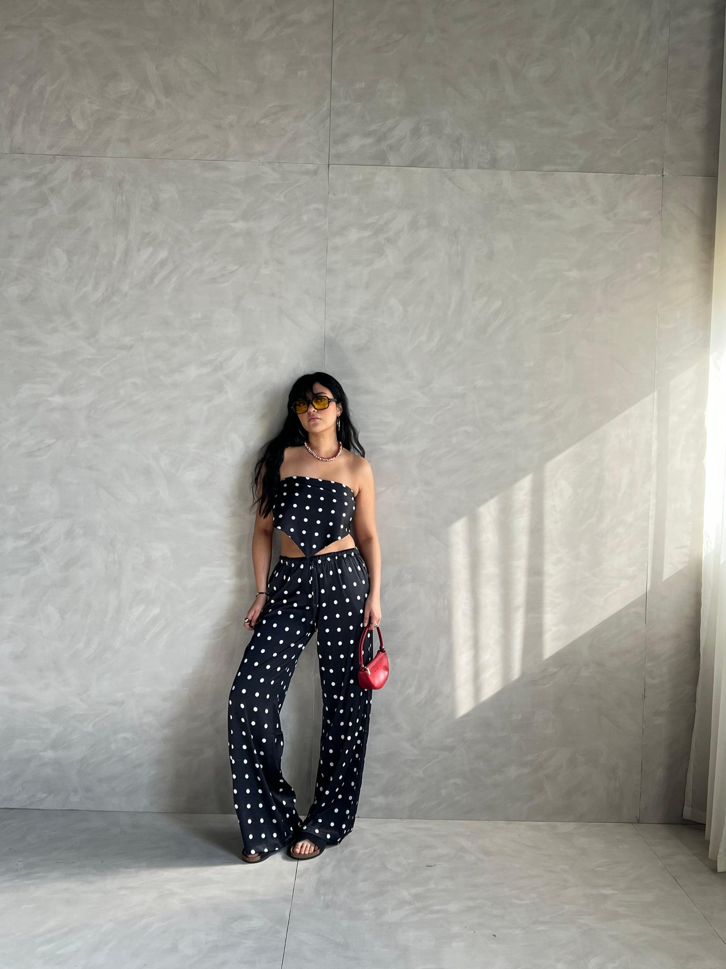 "Midnight Polka Summer Set"