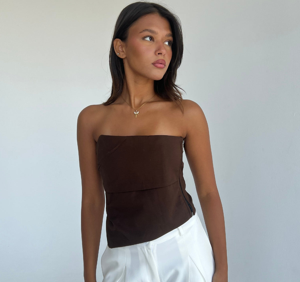 Pleated Tapered Pants
