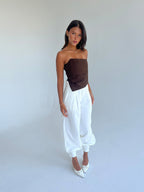 Pleated Tapered Pants