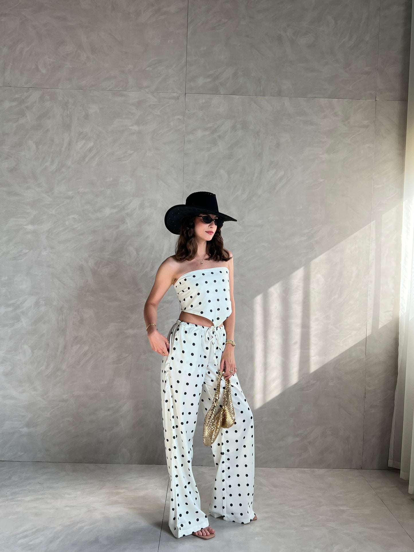 "Midnight Polka Summer Set"