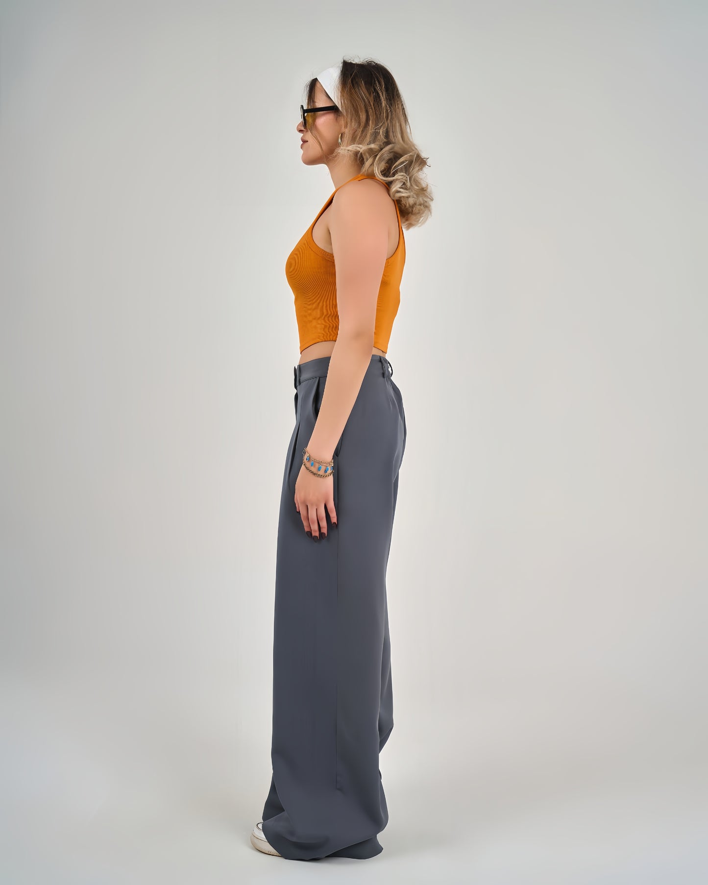 Seam trousers fabric decorative belt