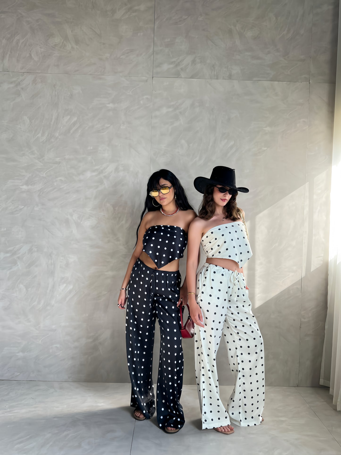 "Midnight Polka Summer Set"