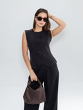 Black Carine Vest