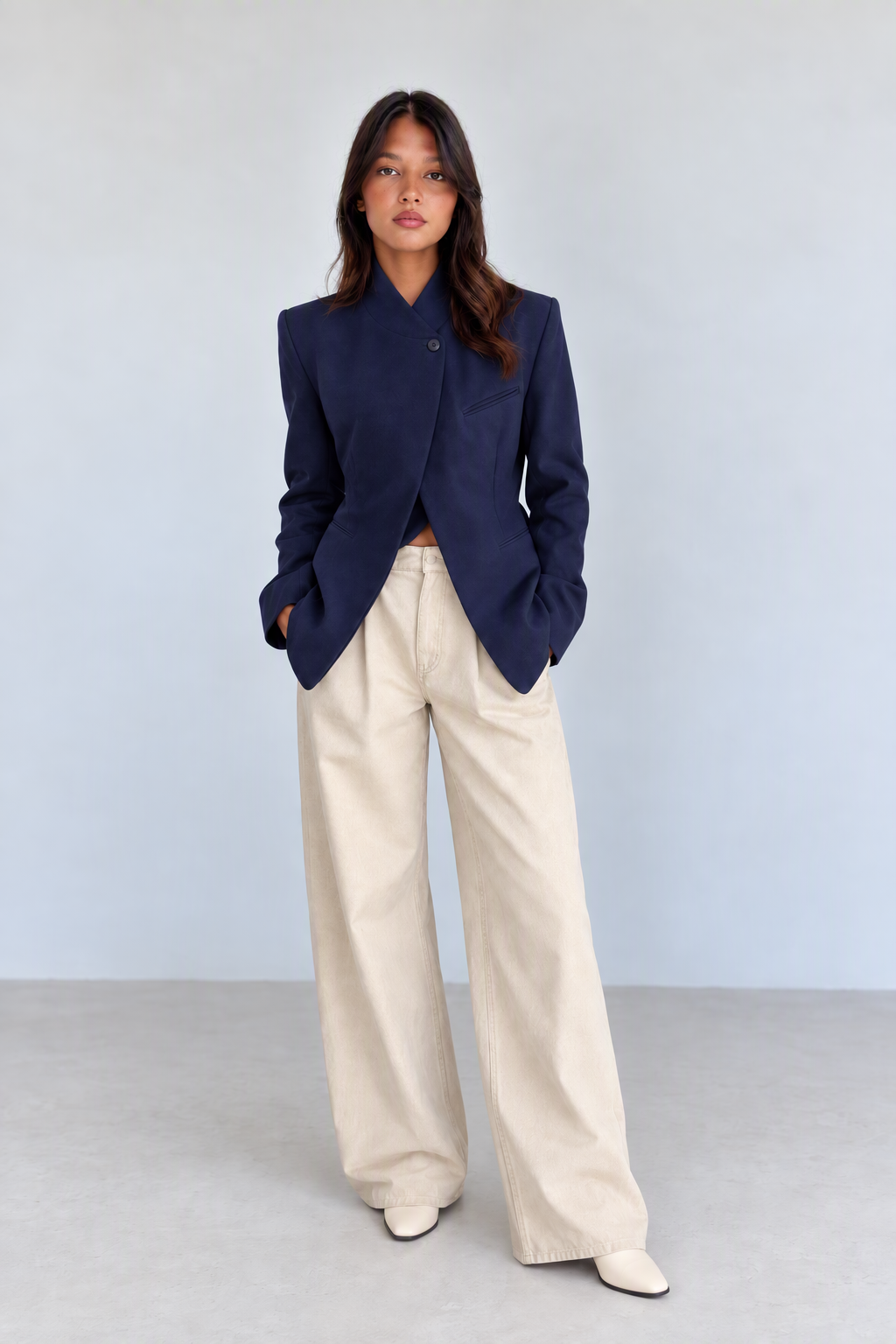 Elara Asymmetric Blazer