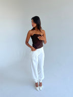 Pleated Tapered Pants