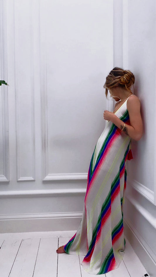 Rainbow Strappy Dress