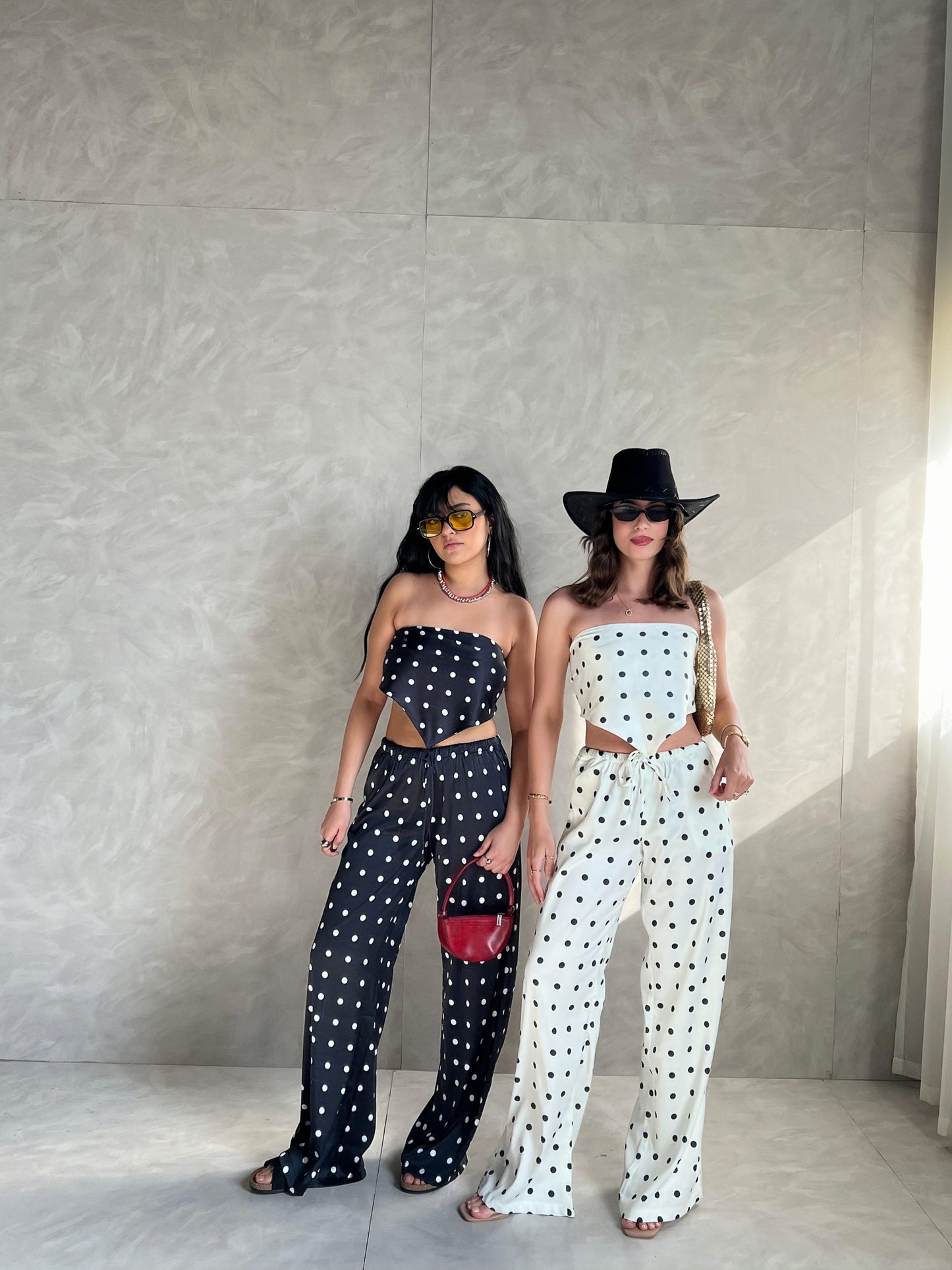 "Midnight Polka Summer Set"