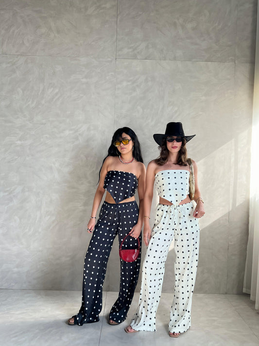 "Midnight Polka Summer Set"