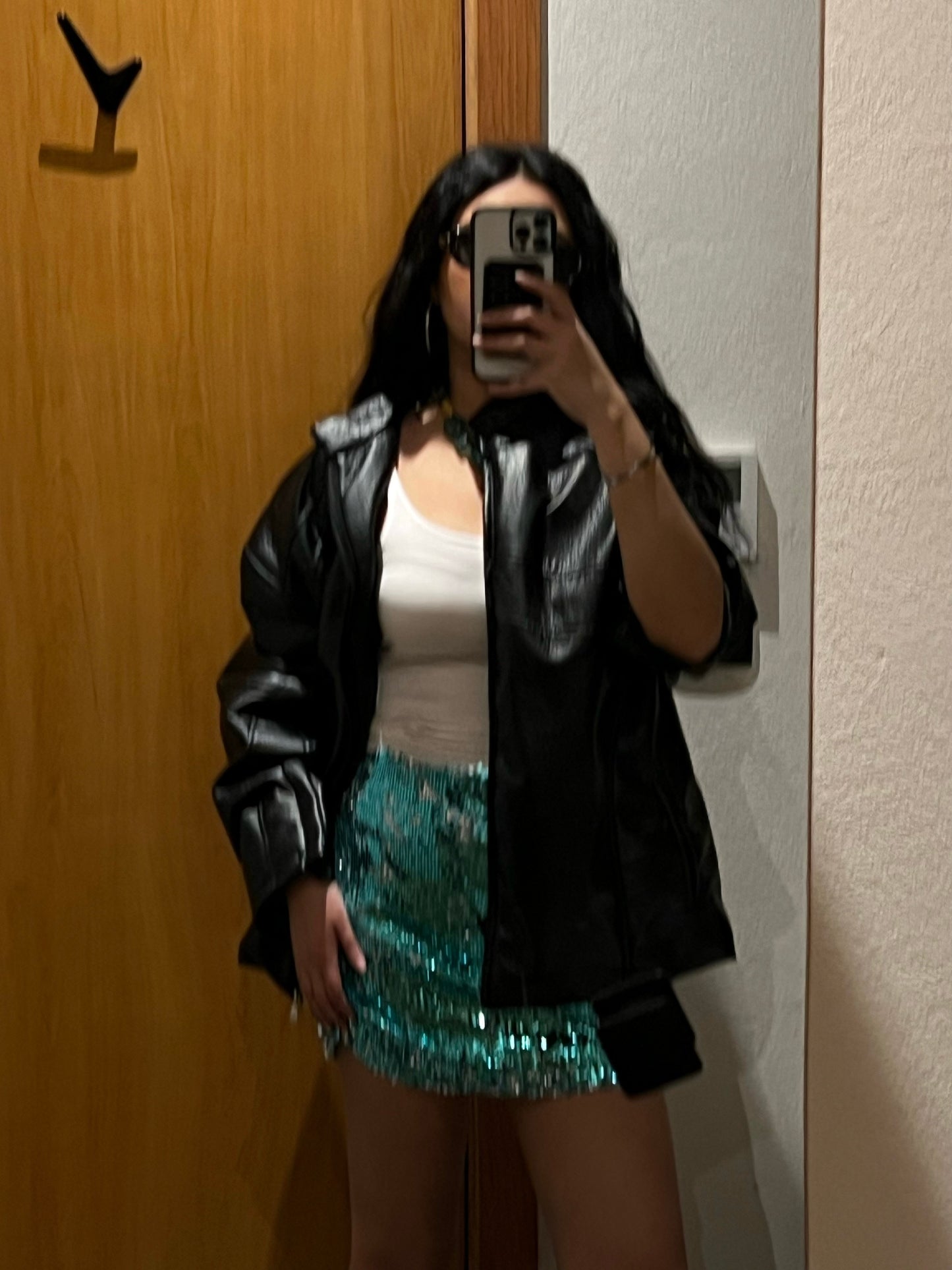 The Sequin Bloom Mini Skirt