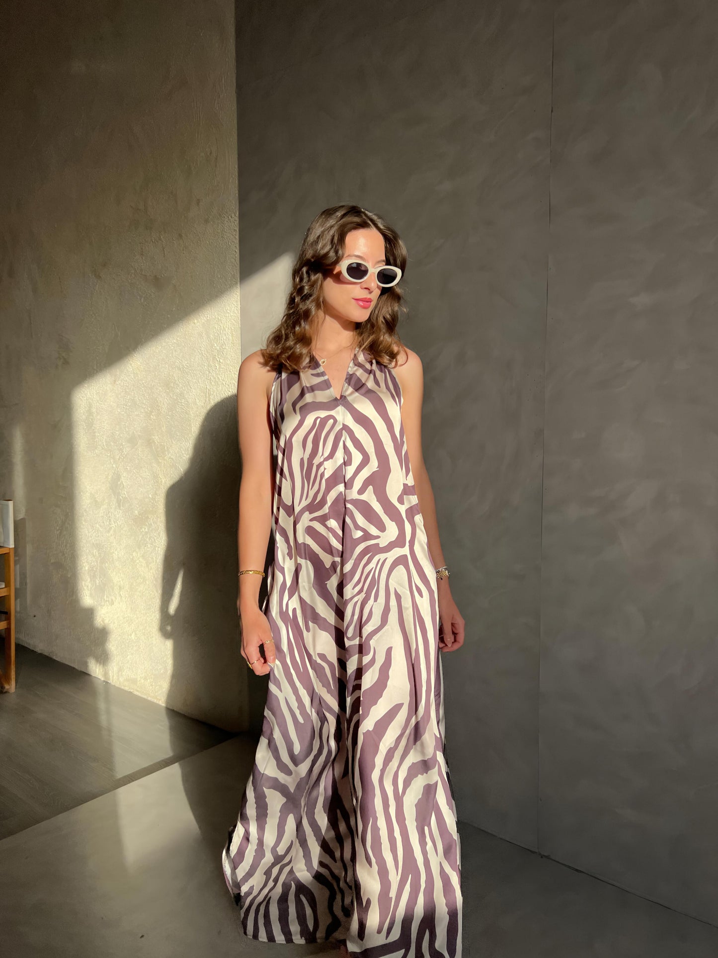 SAFARI Maxi Dress Brown