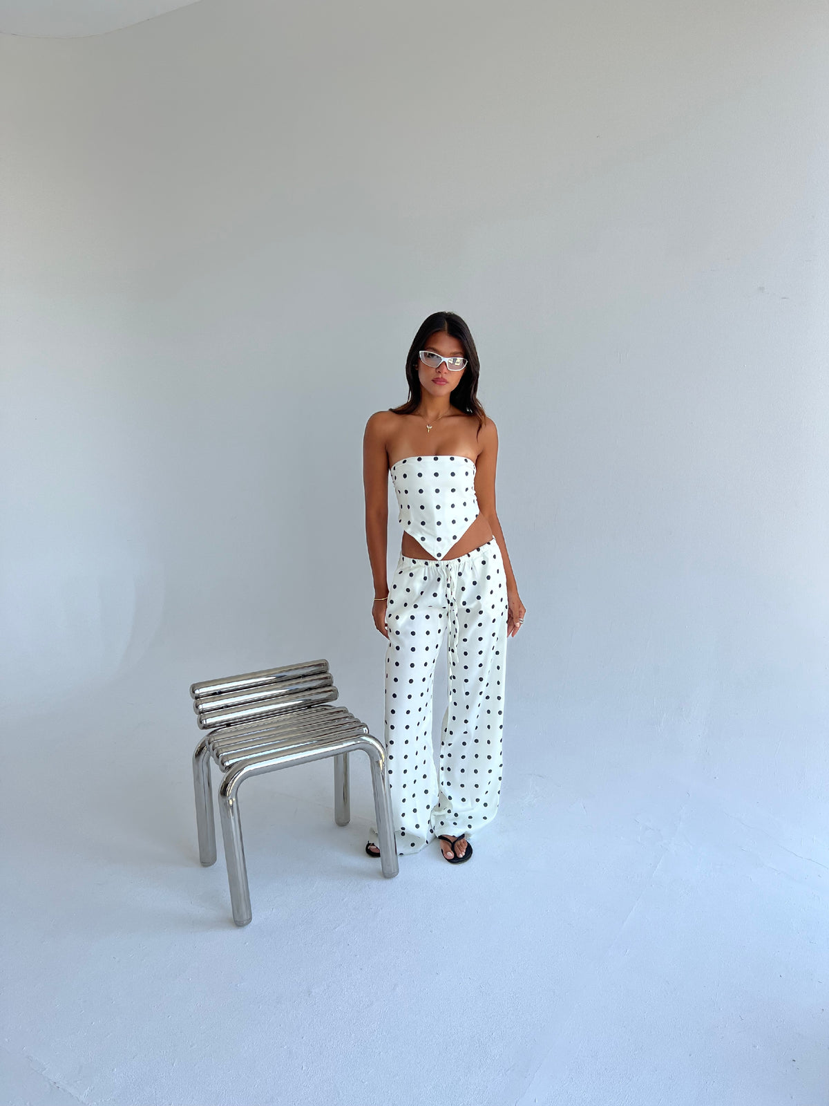 "Midnight Polka Summer Set"