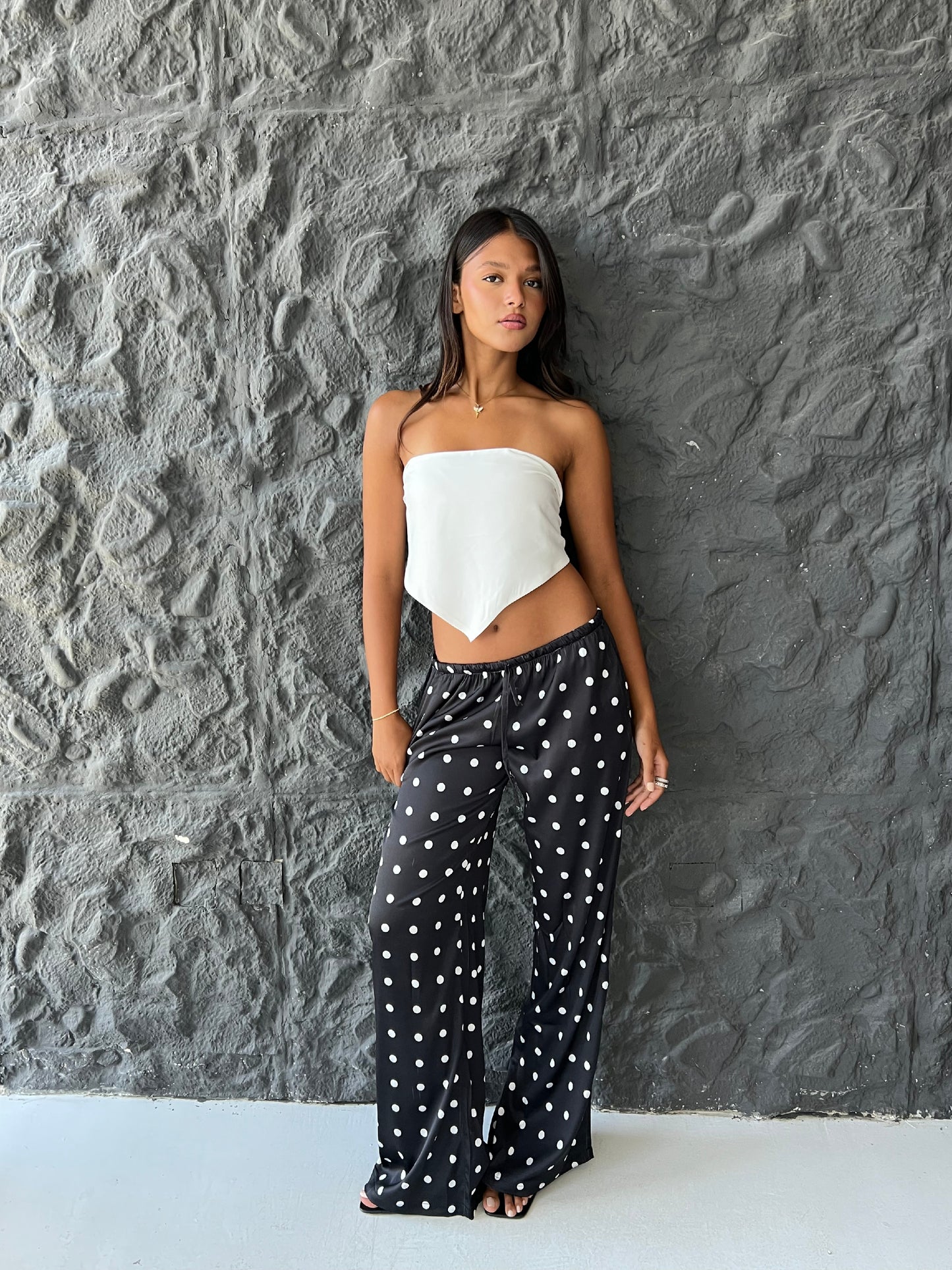 Mix & Match Polka Satin Set