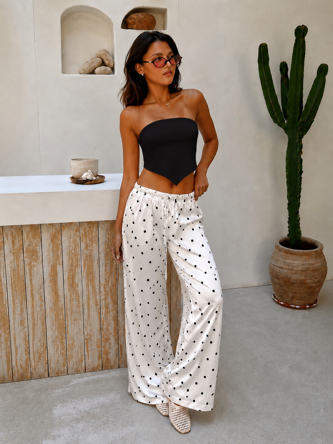 Dottie Satin Pants