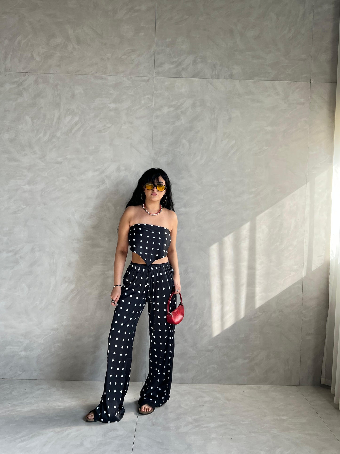 "Midnight Polka Summer Set"