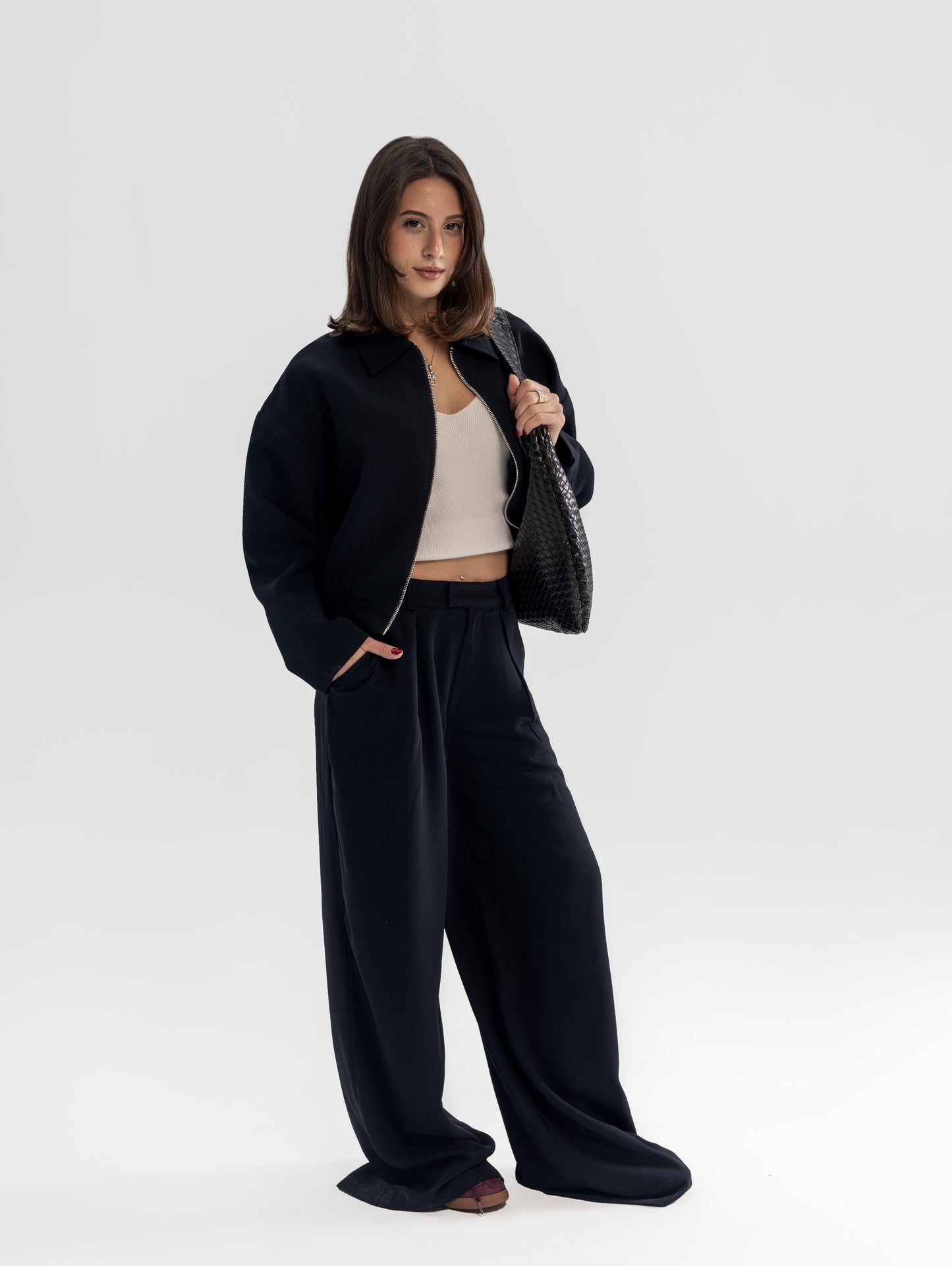 Brown Two-Piece Casual Suit