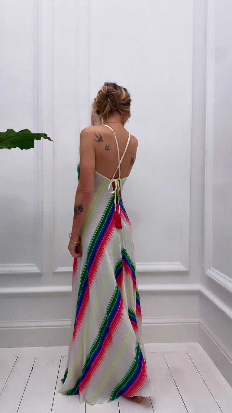 Rainbow Strappy Dress