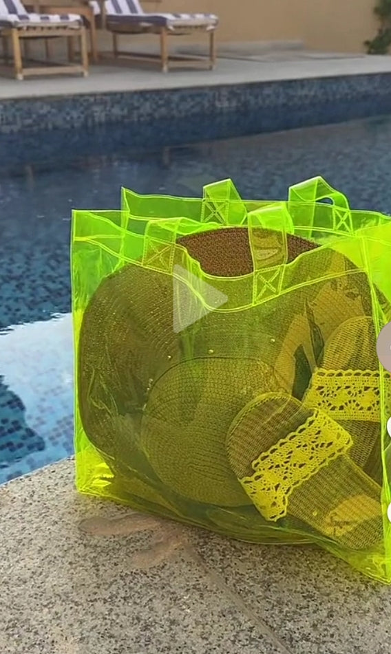 Tote Colorful Transparent Bag