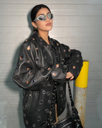 The Rebel Eyelet Leather Jacket