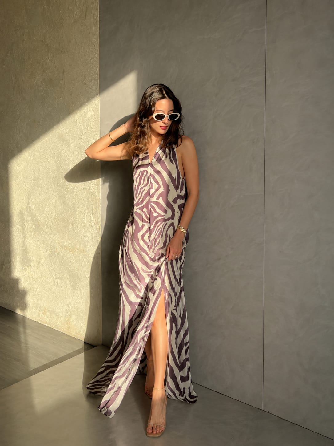 SAFARI Maxi Dress Brown