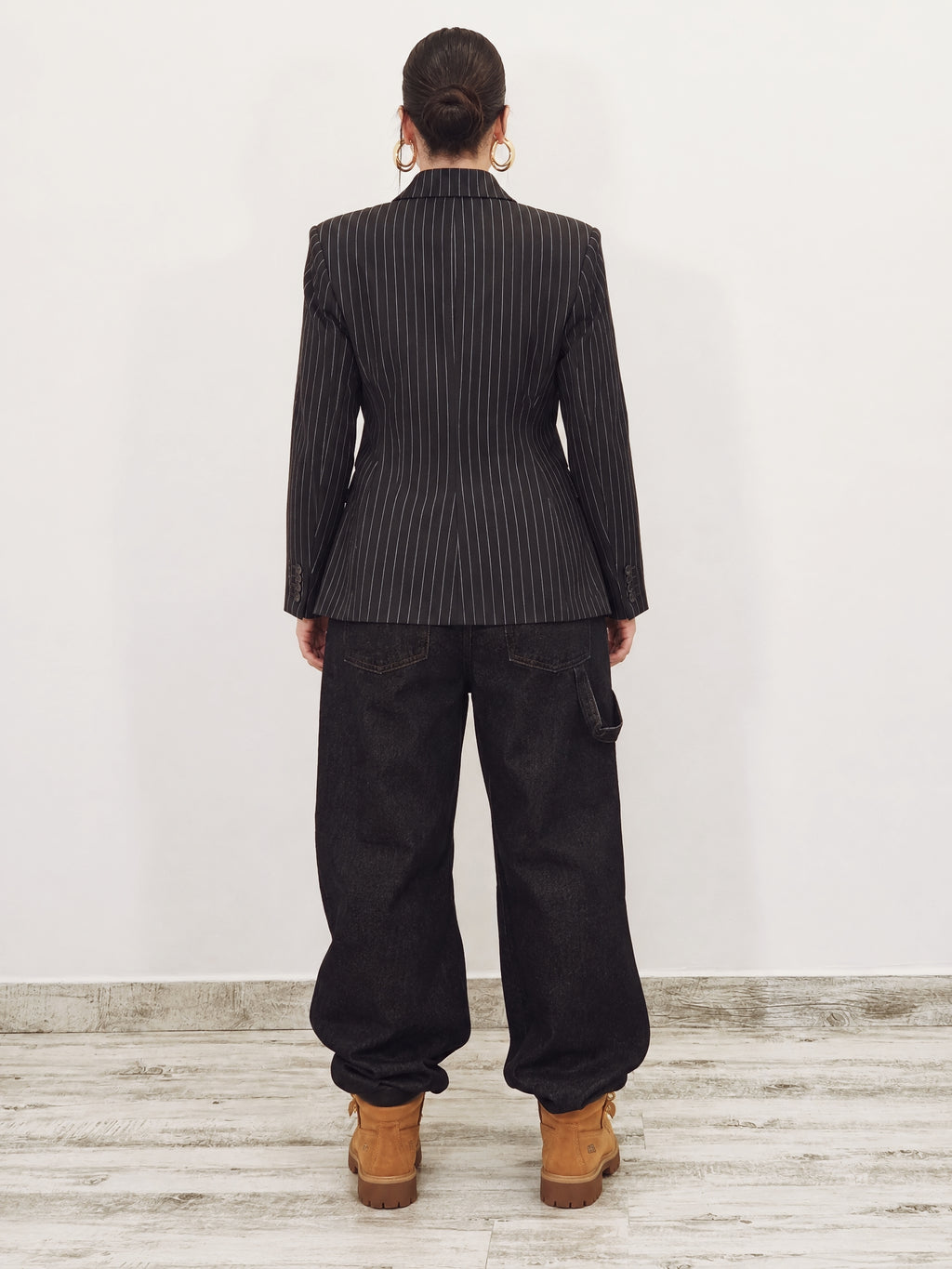 The Asher Pinstripe Blazer