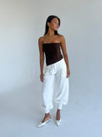Pleated Tapered Pants