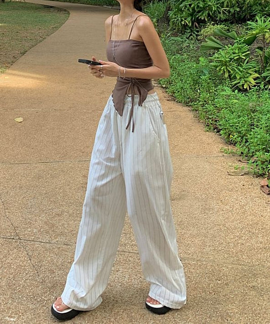 Pinstripe Tailored Trousers