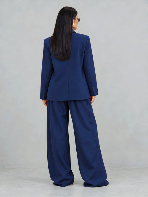 Asymmetric Wrap Suit