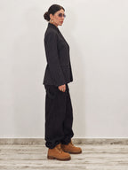 The Asher Pinstripe Blazer