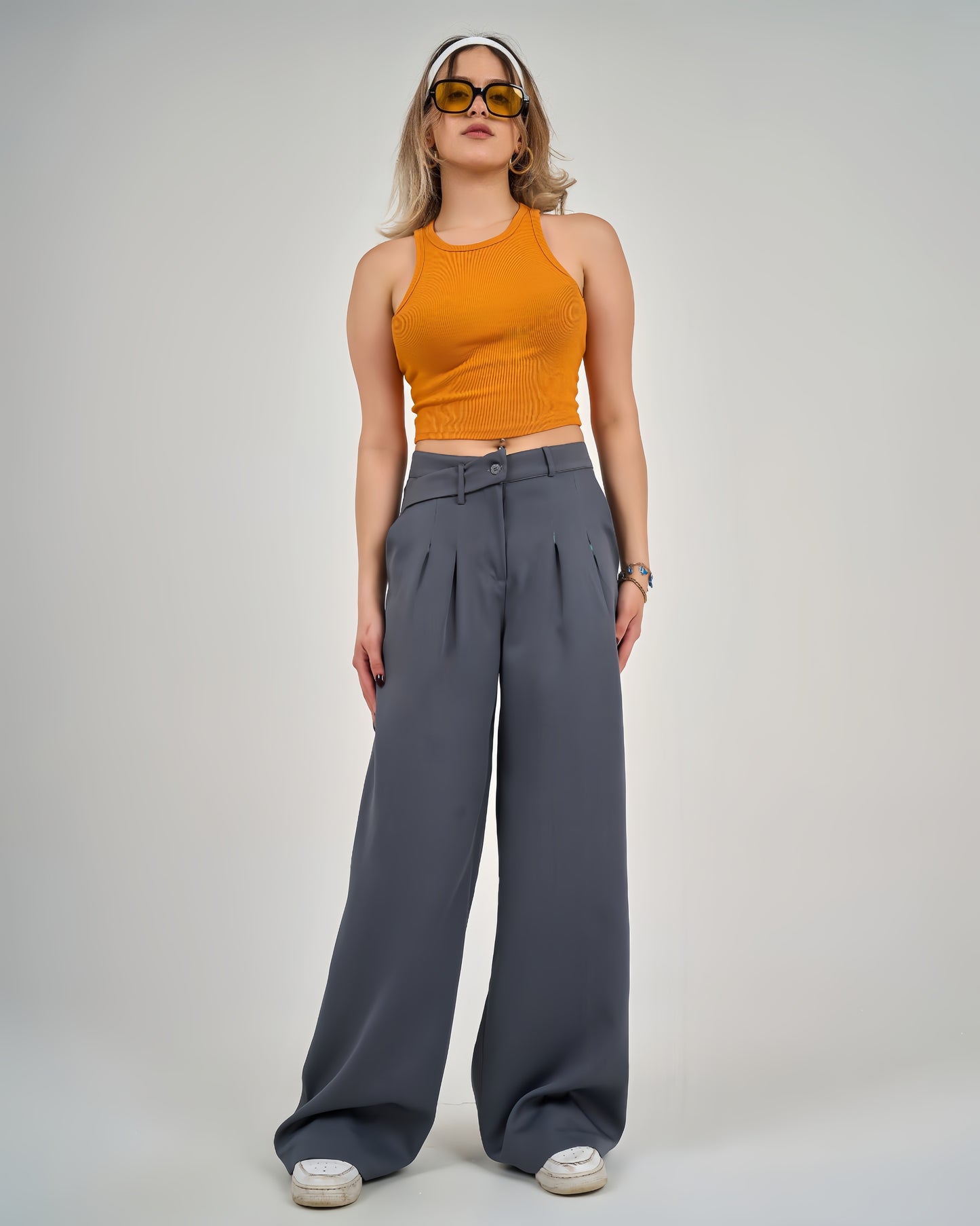 Seam trousers fabric decorative belt