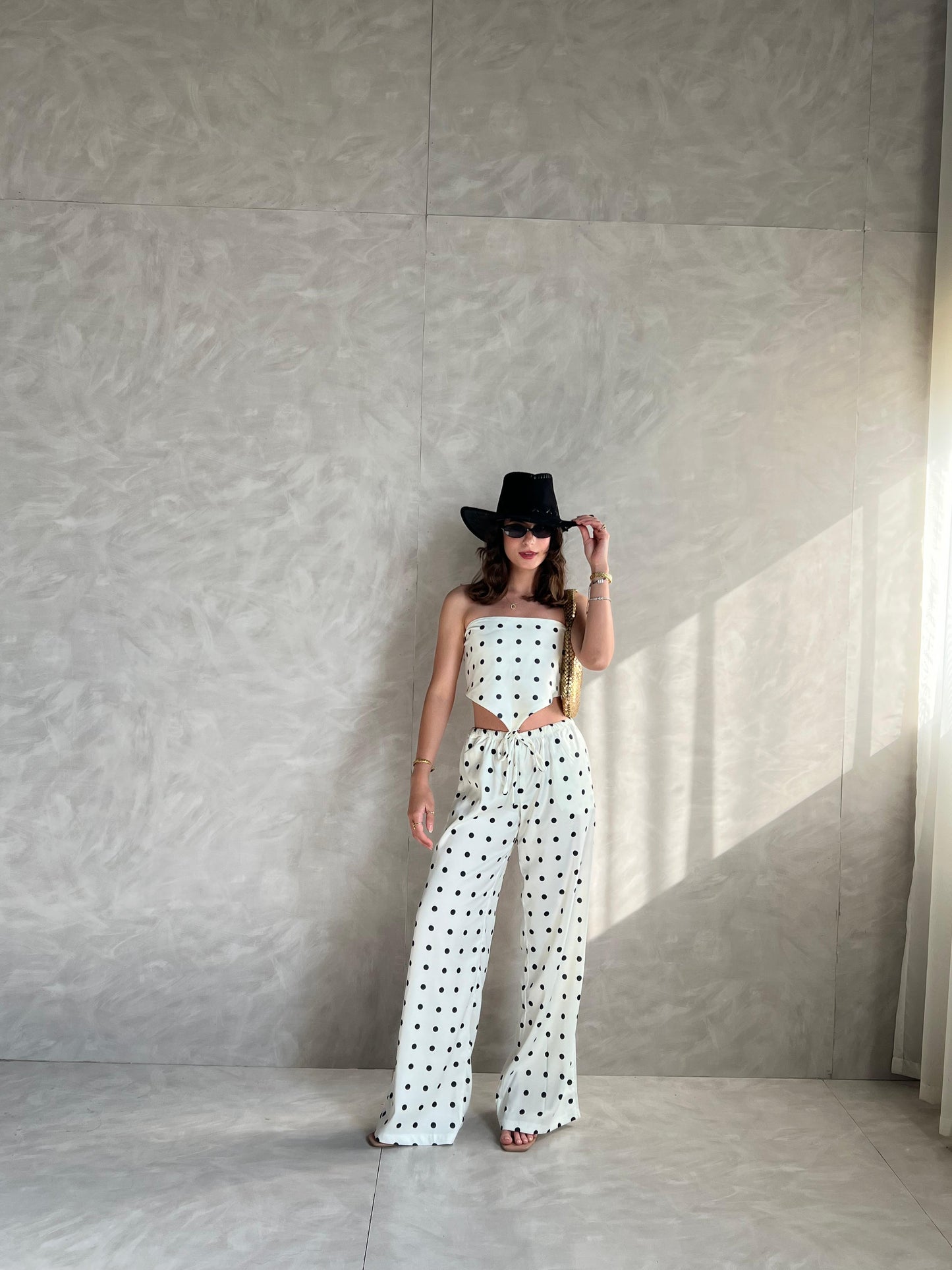 "Midnight Polka Summer Set"