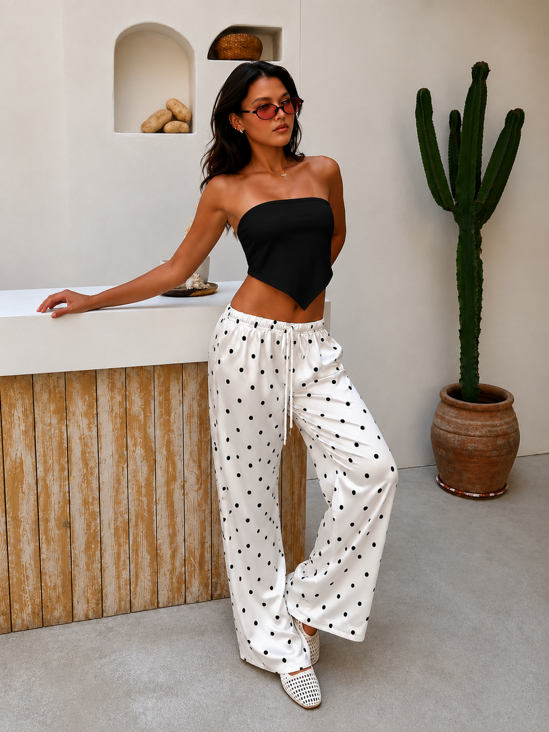 Dottie Satin Pants