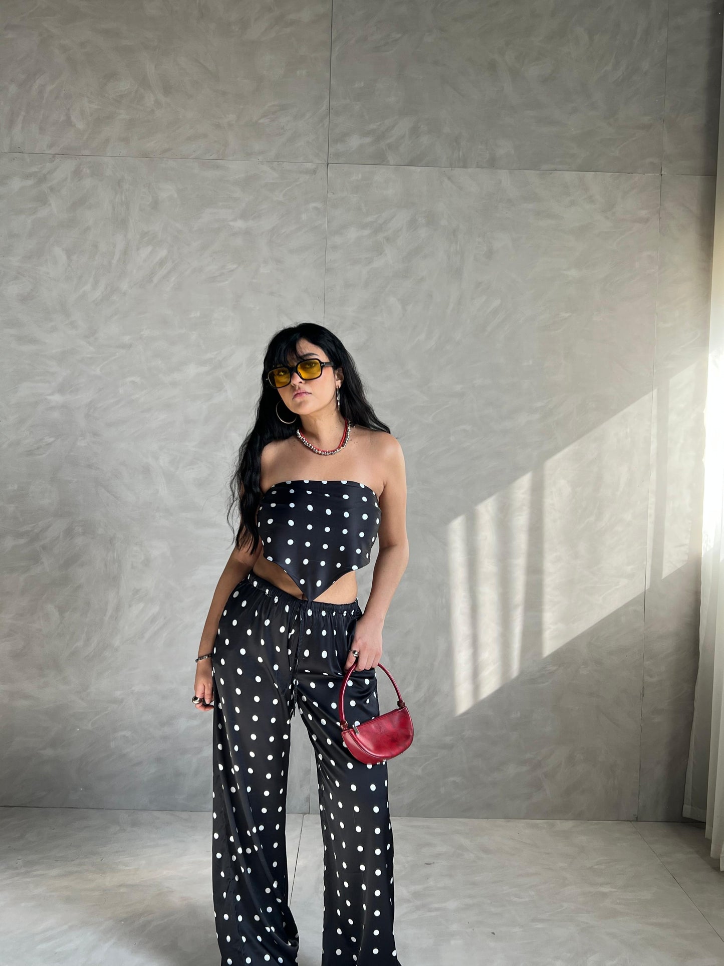 "Midnight Polka Summer Set"