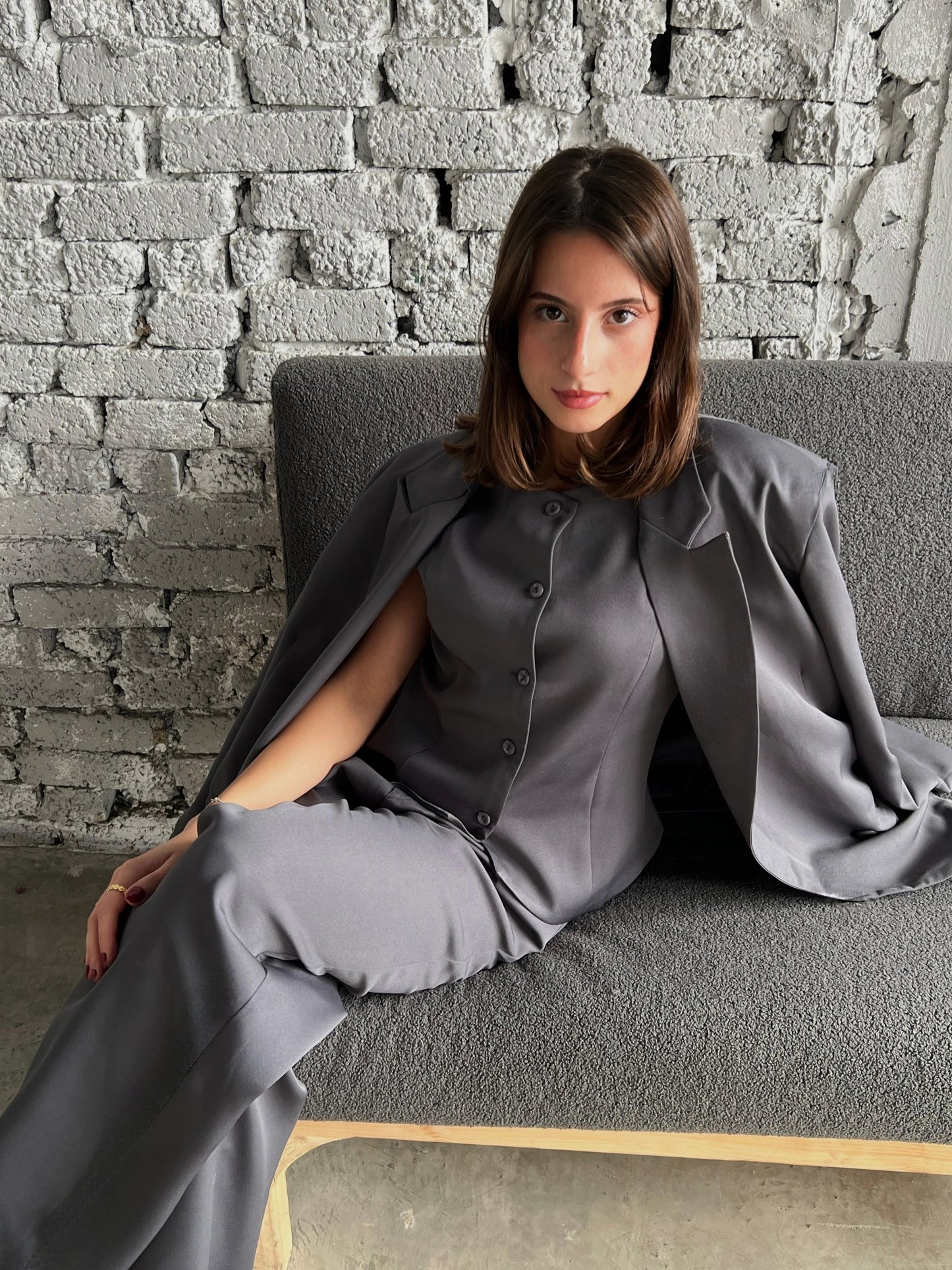 Grey Carine Vest
