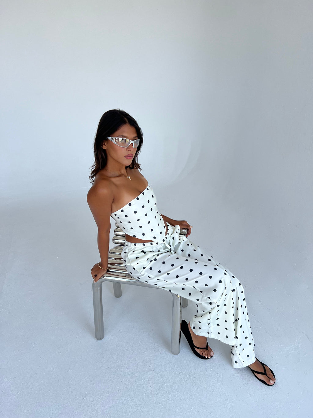 "Midnight Polka Summer Set"