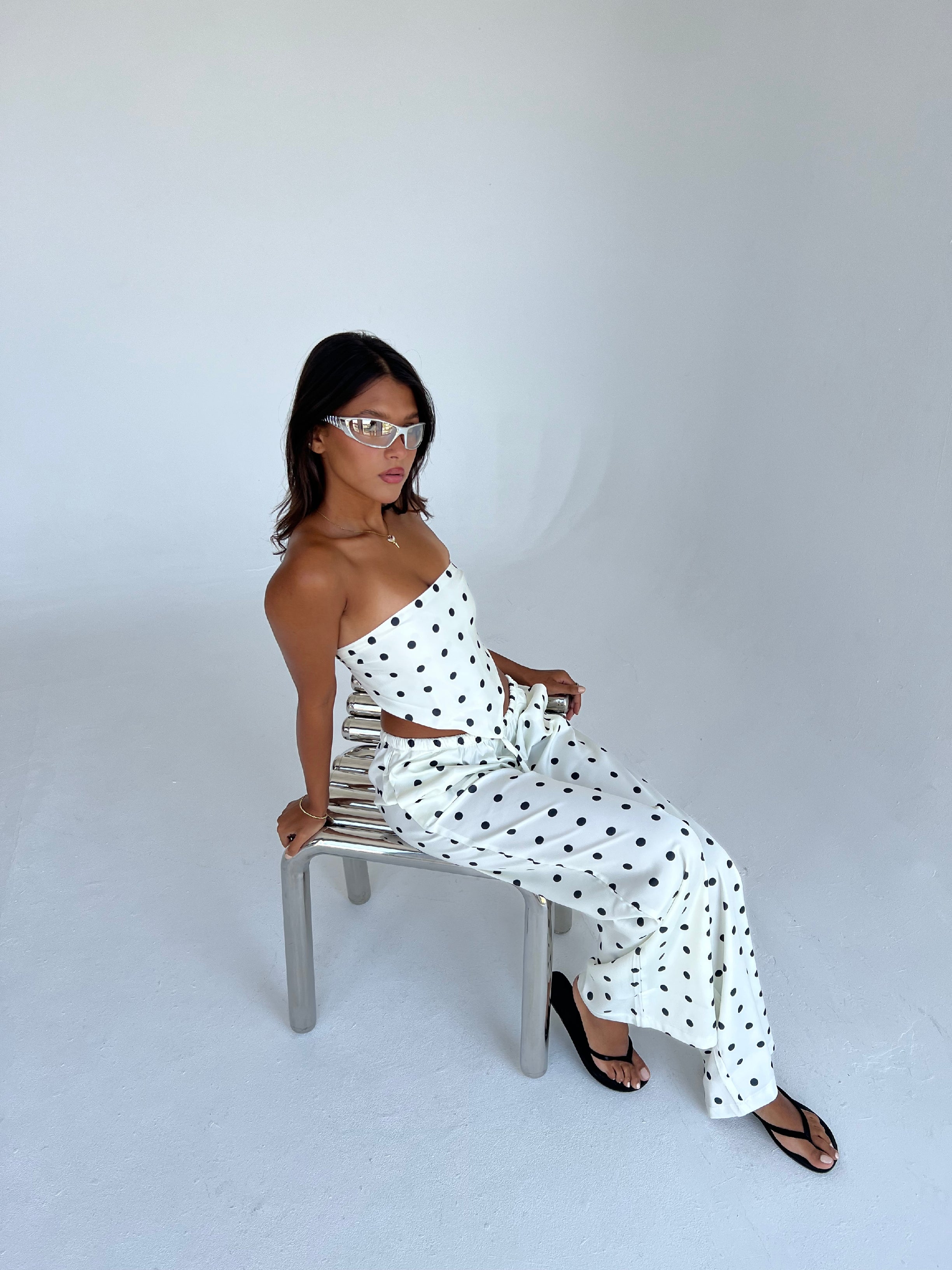 "Midnight Polka Summer Set"