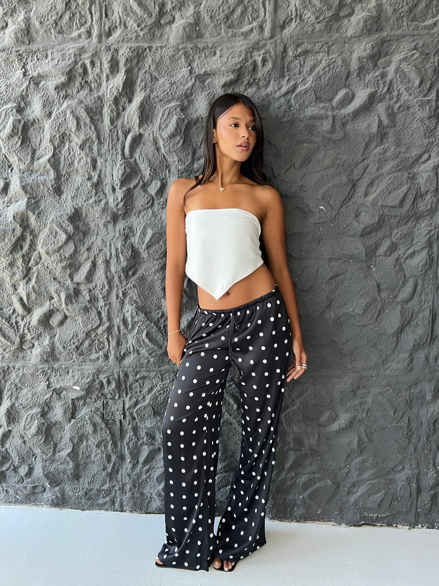 Mix & Match Polka Satin Set