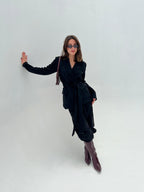Suede Jacket and Trouser Set