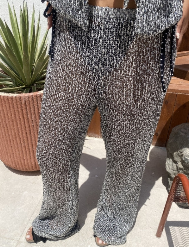 SEQUIN KNITWEAR VEST SET