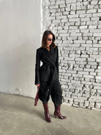 Suede Jacket and Trouser Set