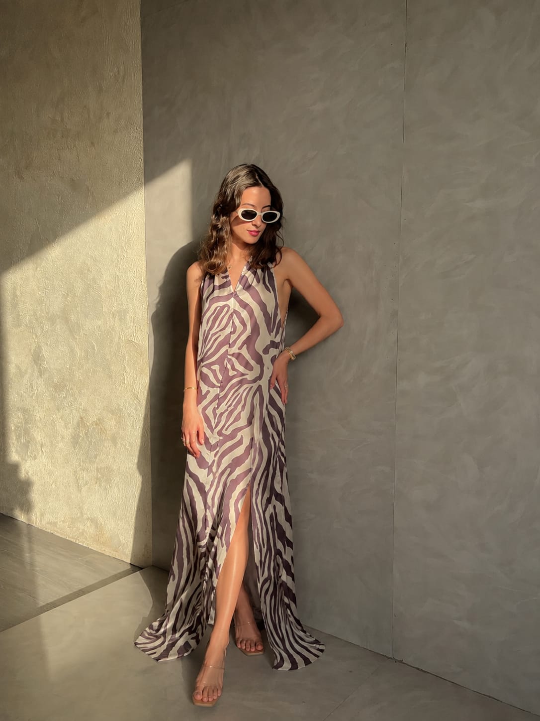 SAFARI Maxi Dress Brown