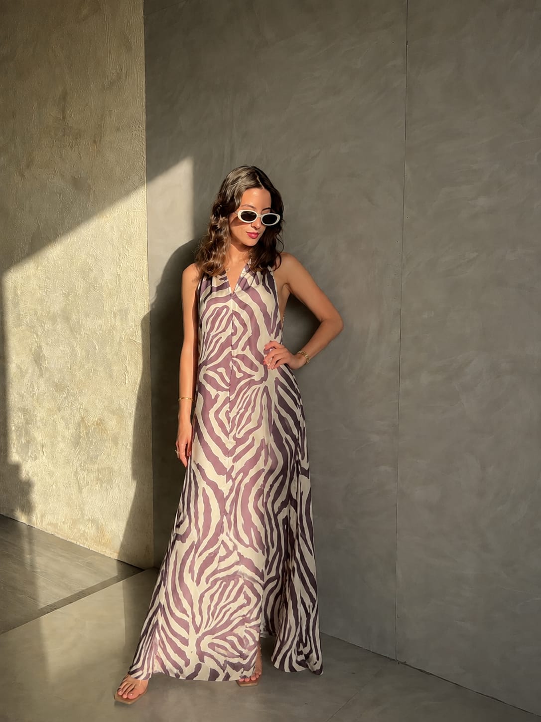 SAFARI Maxi Dress Brown