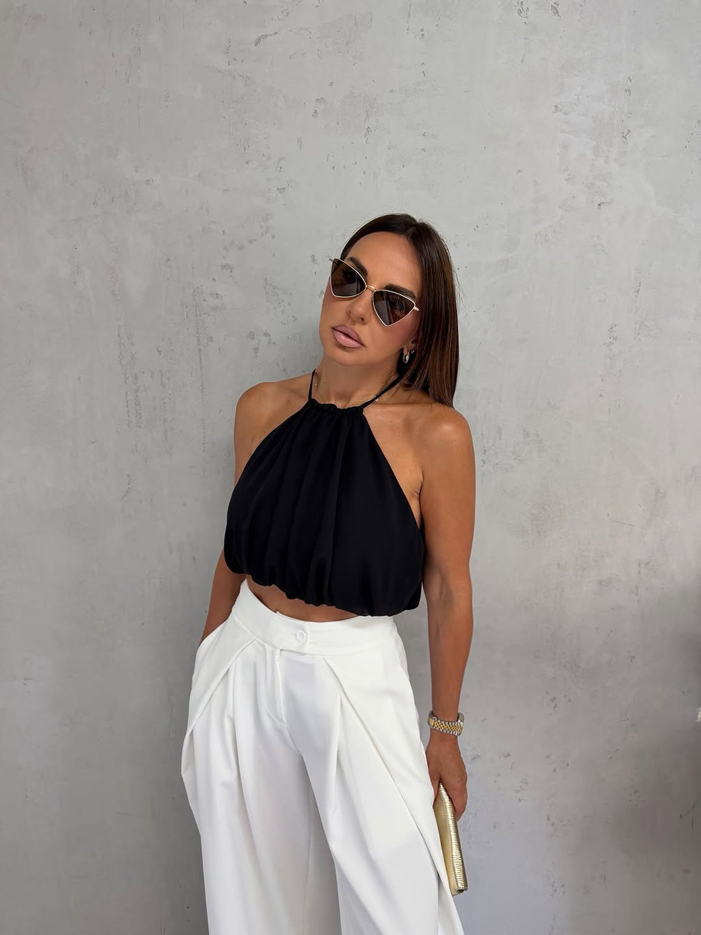 Elara Wide-Leg Pants-Ivory-White