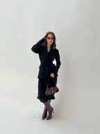Suede Jacket and Trouser Set