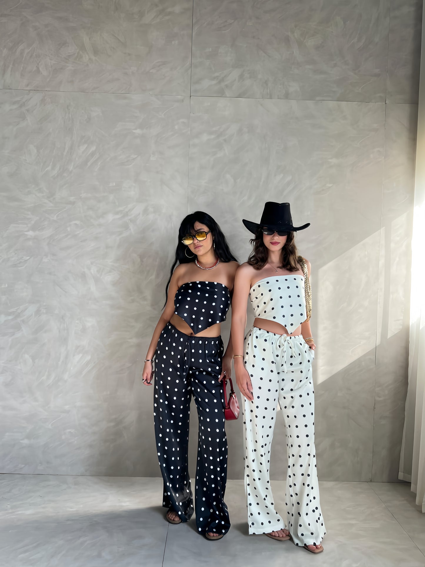 "Midnight Polka Summer Set"
