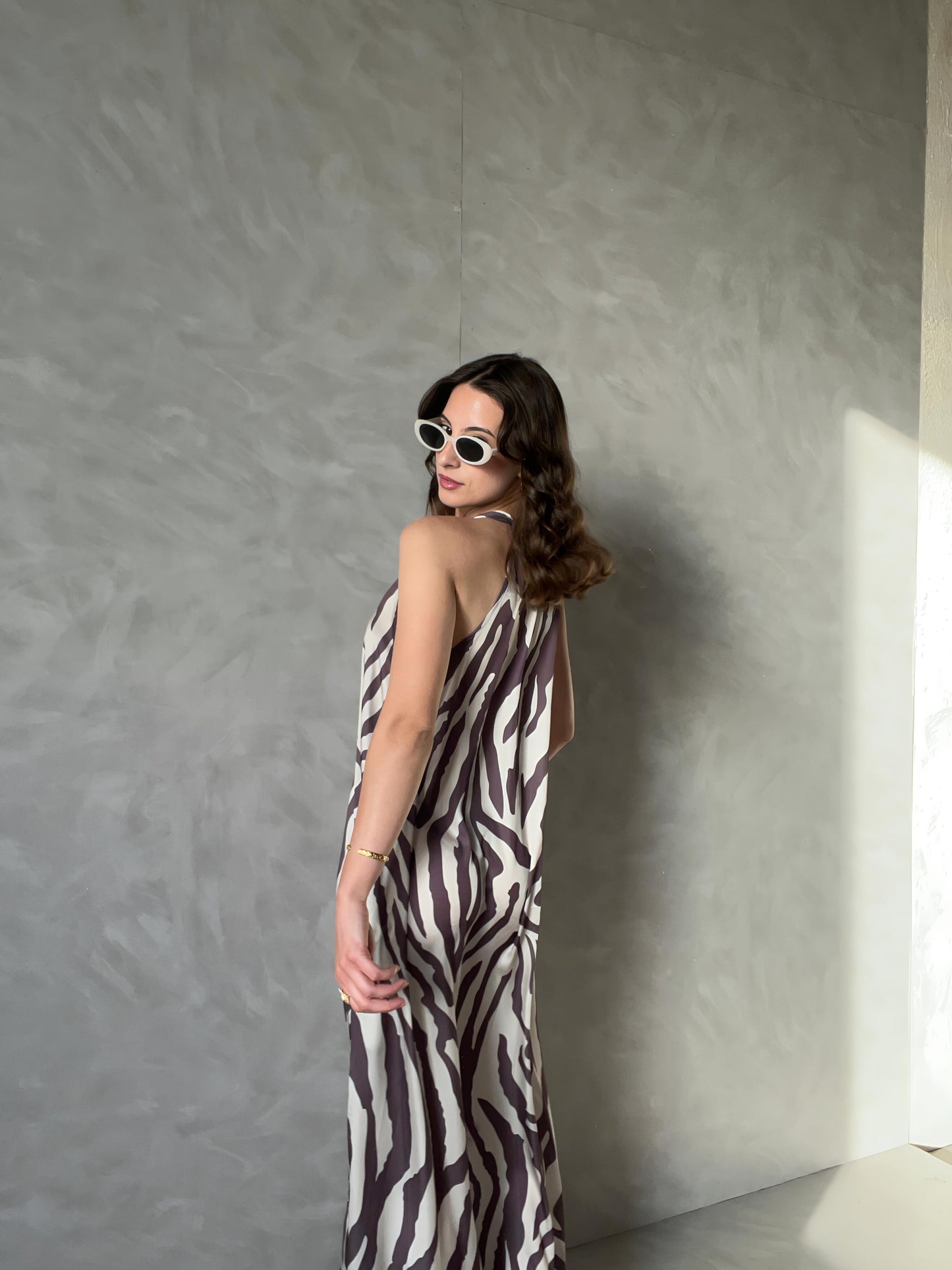 SAFARI Maxi Dress Brown
