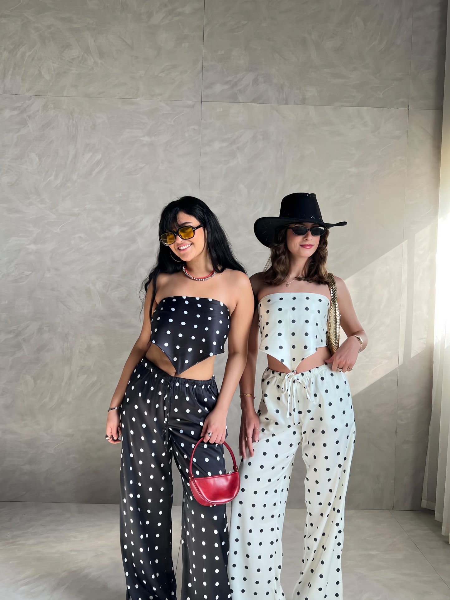"Midnight Polka Summer Set"